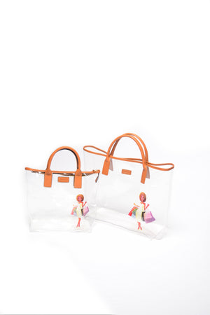 Regular Ren Shopping in Milan Clear Tote Set