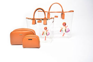 Regular Ren Shopping in Milan Clear Tote Set