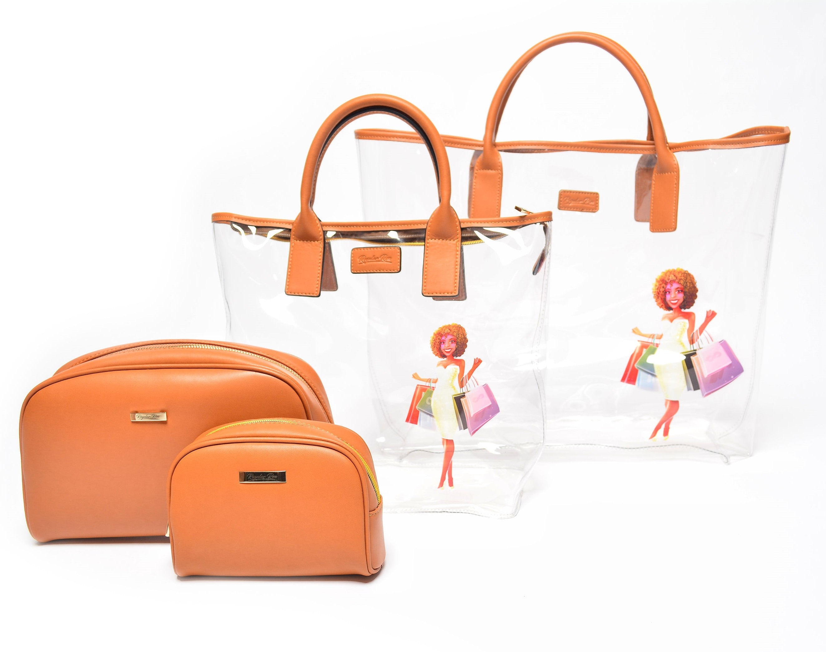 Regular Ren Shopping in Milan Clear Tote Set
