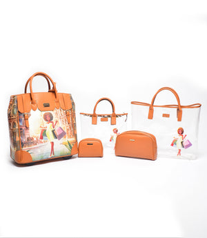 Regular Ren Shopping in Milan Deluxe Clear Tote